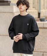 【SALE／20%OFF】Rocky Monroe U.S. POLO ASSN. オーバーサイズ裏起毛ワンポイントロゴ刺繍スウェット ロ…