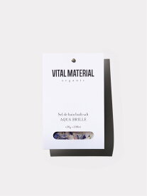 VITAL MATERIAL アロマハーブバスソルト(1回用) アクアシャイン ヴァイタル マテリアル ボディケア・オーラルケア 入浴剤