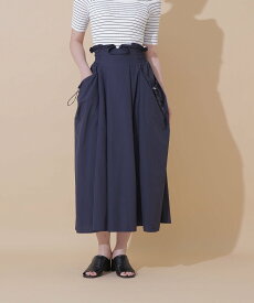 JILL by JILL STUART ◇ナイロンハイウエストフレアスカート ジル バイ ジル スチュアート スカート その他のスカート ネイビー ホワイト【送料無料】