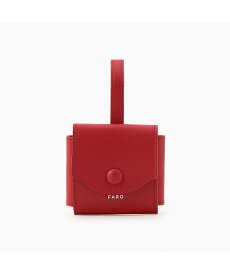 【SALE／50%OFF】FARO Calma Multi Holder ファーロ 財布・ポーチ・ケース その他の財布・ポーチ・ケース レッド ブラック【送料無料】