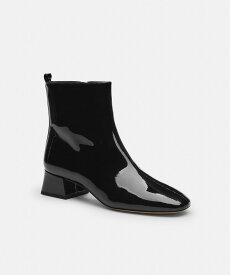 【SALE／60%OFF】COACH OUTLET 【公式】ブロック ヒール ブーティ コーチ　アウトレット シューズ・靴 ブーツ ブラック【送料無料】