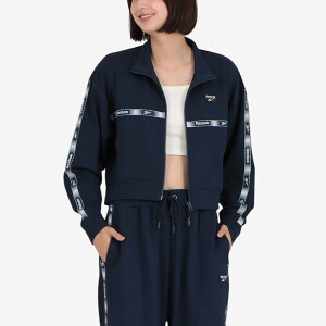 Reebok �N���b�v�h �g���b�N�W���P�b�g / CROPPED TRACK JACKET ���[�{�b�N �W���P�b�g�E�A�E�^�[ �u���]���E�W�����p�[ �u���[ �l�C�r�[�y���������z