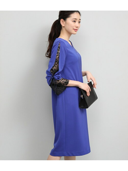 Rope 結婚式にも ソデレースジャージワンピース Rakuten Fashion 楽天ファッション 旧楽天ブランドアベニュー R228