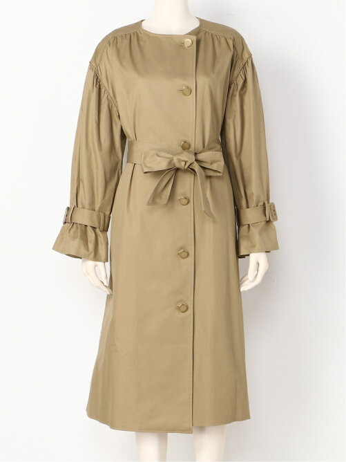 Lily Brown ノーカラートレンチコート Rakuten Fashion 楽天ファッション 旧楽天ブランドアベニュー Ac