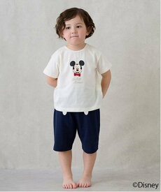 【SALE／40%OFF】petit main 【Disney】ミッキー/パジャマ ナルミヤオンライン インナー・ルームウェア パジャマ ホワイト