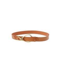 1er Arrondissement ＜LEFIJE (レフィエ)＞カウレザーバックルベルト プルミエアロンディスモン ファッション雑貨 ベルト ブラウン ブラック【送料無料】