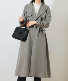 【SALE／50%OFF】BEAMS HEART WOMEN ノーカラー トレンチコート ビームス アウトレット ジャケット・アウター その他のジャケット・アウター ネイビー ベージュ グリーン【送料無料】