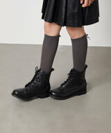 【SALE／50%OFF】a.v.v [19-24cm]【ファスナー付きで楽ちん/セレモニーにもOK】レースアップショートブー…