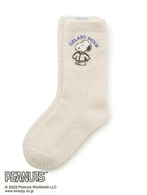 gelato pique 【PEANUTS】オリジナルアート ソックス ジェラートピケ インナー・ルームウェア その他のインナー・ルームウェア ピンク ホワイト