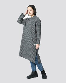 【SALE／50%OFF】Snow Peak (W)Cotton Warm Check Dress スノーピーク ワンピース・ドレス ワンピース ブラウン グリーン【送料無料】