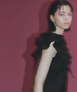 【LOULOU WILLOUGHBY】アシメフリルワンピース