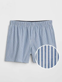 【SALE／40%OFF】GAP (M)ストライプボクサー(11Cm) ギャップ インナー・ルームウェア ボクサーパンツ・トランクス ブルー