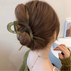 【SALE／10%OFF】Aimoon ヘアクリップ大きめアクリルバンスクリップ ミニミニストア ヘアアクセサリー バレッタ・ヘアクリップ・ヘアピン グリーン