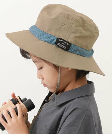 devirock UVカット 親子で使える 日よけ付き 撥水 フェスハット 帽子 ハット デビロック 帽子 ハット
