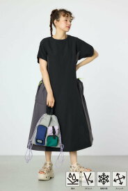 【SALE／30%OFF】RODEO CROWNS WIDE BOWL W/Rドッキングバルーンワンピース ロデオクラウンズワイドボウル ワンピース・ドレス ワンピース カーキグリーン ブラック【送料無料】