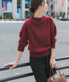 【SALE／40%OFF】URBAN RESEARCH DOORS 『蓄熱/洗濯可』ボトルネックKNITプルオーバー アーバンリサーチドアーズ トップス ニット グレー レッド ネイビー ブルー ホワイト イエロー【送料無料】