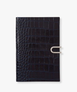 SMYTHSON Mara Chelsea Notebook With Slide �X�}�C�\�� ���[�� �蒠�E������ �l�C�r�[�y���������z