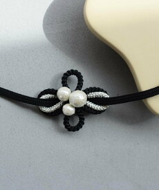 utatane utatane/(W)帯締め コットンパール付モチーフ ウタタネ 着物・浴衣・和装小物 和装小物 パープル ゴールド ブラック レッド グレー ホワイト【送料無料】