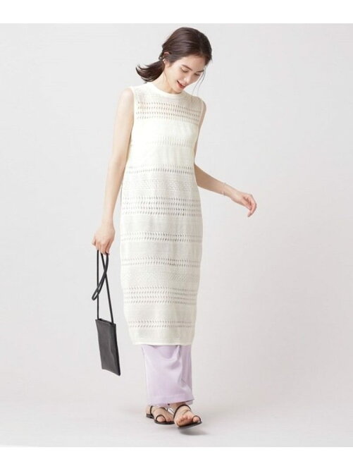 Nano Universe クロシェ風メッシュワンピース ノースリーブ セットアップ可 Rakuten Fashion 楽天ファッション 旧楽天ブランドアベニュー Cs42
