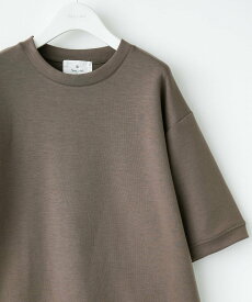 Sonny Label シルキーダンボールニットTシャツ サニーレーベル トップス カットソー・Tシャツ ホワイト ブラウン グリーン ネイビー イエロー グレー