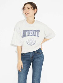 Levi's グラフィック ショート丈 Tシャツ グレー AUTHENTIC ORBIT リーバイス トップス カットソー・Tシャツ【送料無料】