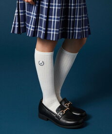 a.v.v [KIDS]【卒服/セレモニー】Aハイソックス アー・ヴェ・ヴェ 靴下・レッグウェア その他の靴下・レッグウェア ホワイト ネイビー