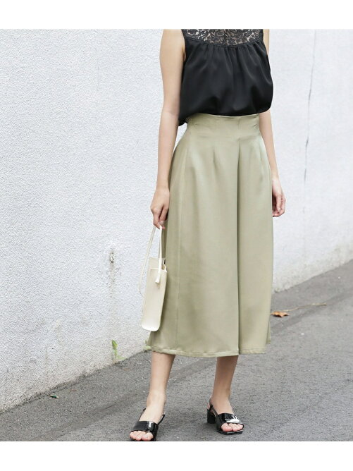 Vis 前後2way 付属ベルト付きガウチョパンツ Rakuten Fashion 楽天ファッション 旧楽天ブランドアベニュー Au33