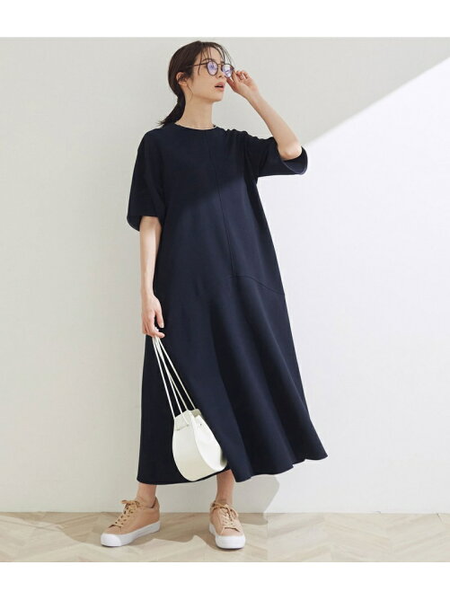 Rope 洗える エレガンスジャージ 強撚ポンチベルスリーブワンピース Rakuten Fashion 楽天ファッション 旧楽天ブランドアベニュー Ck33