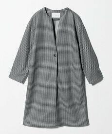 【SALE／50%OFF】a day in the life ニットメルトン キーネックコート ＜A DAY IN THE LIFE＞ ユナイテッドアローズ アウトレット ジャケット・アウター その他のジャケット・アウター グレー ネイビー【送料無料】