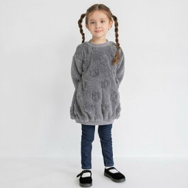 branshes アソートボアワンピース ブランシェス ワンピース・ドレス ワンピース ピンク ホワイト グレー