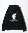 Disney ディズニー オーバーサイズ 裏起毛 ミッキー 101匹わんちゃん ベイマックス サガラ刺繍 ダブルジップ スウェットフルジップパーカー フーディー レディース メンズ