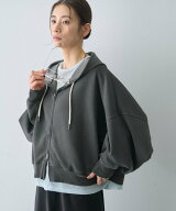 CIAOPANIC TYPY 【ゆるっと抜け感大人フーディー】ドルマンスリーブピグメントダンボールパーカー チャオ…