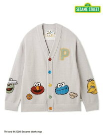 【SALE／30%OFF】gelato pique 【SESAME STREET】【HOMME】エアリーモコアップリケカーディガン ジェラートピケ インナー・ルームウェア その他のインナー・ルームウェア グレー【送料無料】