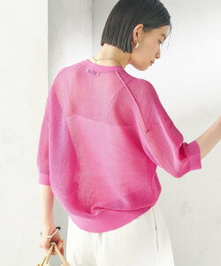 �ySALE�^30%OFF�zSHIPS WOMEN ����􂢉\��16G ���� �v���I�[�o�[ �V�b�v�X �g�b�v�X �j�b�g �z���C�g �l�C�r�[ �s���N�y���������z