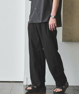 【SALE／50%OFF】UNITED ARROWS green label relaxing ナイロン ツイル バレル ユーティリティ パンツ W4…