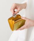 【ロングセラー】モノグラムプレートハーフウォレット