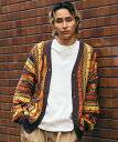 【SALE／75%OFF】FREAK'S STORE ビックシルエット クージーニットカーディガン 25SS フリークスストア トップス カーディガン イエロー グリーン