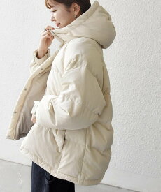 SHIPS any 《予約》【WEB限定】SHIPS any: フーディ ショート ダウン ジャケット 2 シップス ジャケット・アウター ダウンジャケット・ダウンベスト ベージュ ブラック イエロー【送料無料】