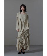 niana フローリッシュアタッチセットアップドレス 3点セット キャミソール トップス ビーフラット ワンピ…