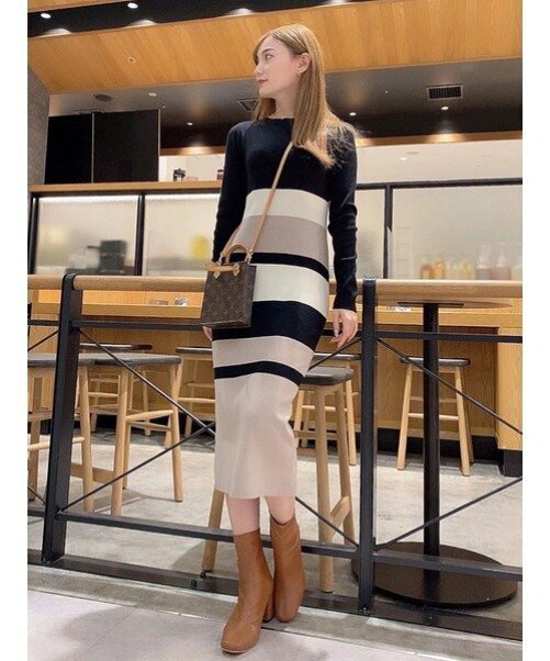 Duras ボートネックマルチボーダーワンピース Rakuten Fashion 楽天ファッション 旧楽天ブランドアベニュー Ef86
