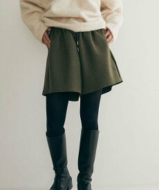 marjour WOOL TOUCH SHORT PANTS マージュール パンツ キュロット グレー【送料無料】