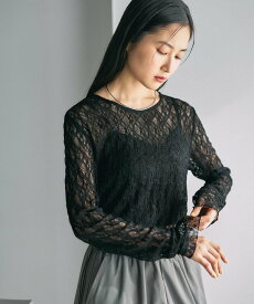 LEPSIM レースインナー レプシィム トップス その他のトップス ブラック ホワイト イエロー【送料無料】