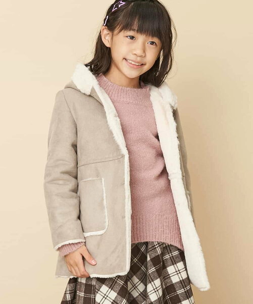 A V V 140 150 洗濯機で洗える フェイクムートンコート Rakuten Fashion 楽天ファッション 旧楽天ブランドアベニュー Bp67