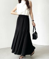 【SALE／30%OFF】GeeRA マーメイドフレアーロングスカート ジーラ スカート ロング・マキシスカート ホワ…