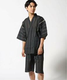 【SALE／10%OFF】SITRY しじら織り 甚平 メンズ 和装 ジンベイ 男性 シトリー 着物・浴衣・和装小物 浴衣 ブラック ホワイト グレー レッド ネイビー【送料無料】