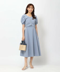 【SALE／45%OFF】MISCH MASCH セットアップワンピース ミッシュマッシュ ワンピース・ドレス ワンピース ブルー ブラック ピンク【送料無料】