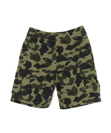 A BATHING APE 1ST CAMO 6 POCKET SWEAT SHORTS M ア ベイシング エイプ パンツ ジャージ・スウェットパンツ グリーン イエロー【送料無料】