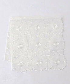 TOCCA 【HANDKERCHIEF COLLECTION】AIRLY FLOWER HANDKERCHIE ハンカチ トッカ ファッション雑貨 ハンカチ・ハンドタオル ピンク ホワイト ブラック