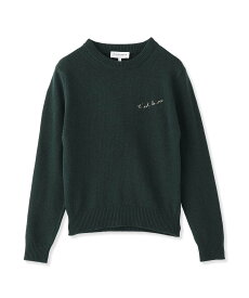 【SALE／30%OFF】EPOCA 【MAISON LABICHE】エンブロイダリーグリーンニットプルオーバー《WEB&EPOCA THE SHOP店舗限定》 エポカ トップス ニット グリーン【送料無料】