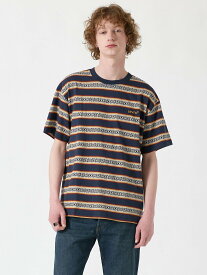 Levi's ヴィンテージ Tシャツ ネイビー STRIPE NAVA リーバイス トップス カットソー・Tシャツ【送料無料】